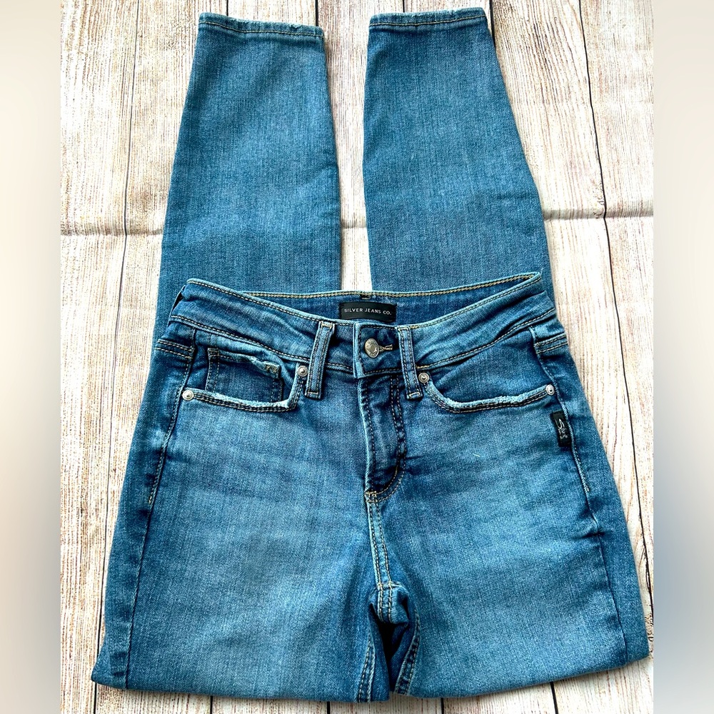 Silver Jeans Suki Skinny Mid Rise Jeans
